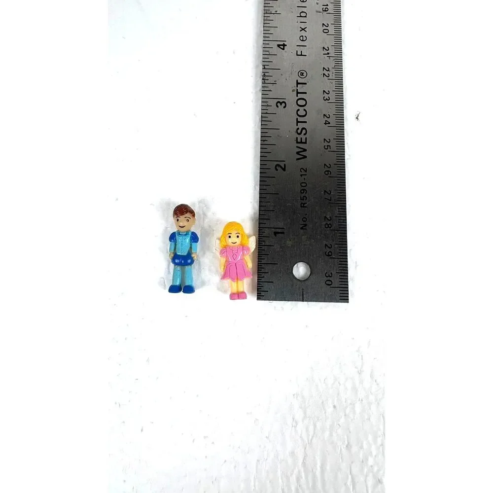 Vintage 1990s Polly Pocket Figures Mini Fairy and Bluebird Dolls 1